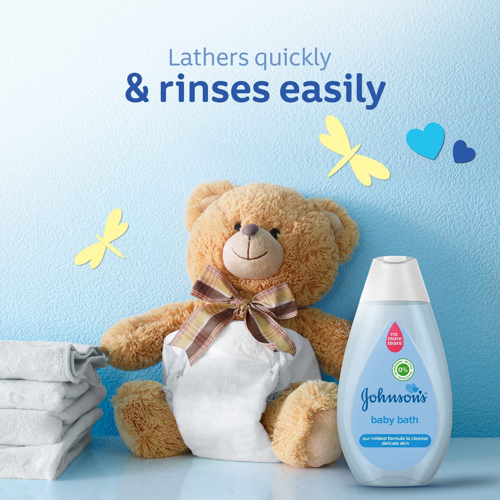 Johnson's Baby Essentials Gift Box: Baby Shampoo, Soft Lotion, Bath, Oil, Powder, Wipes