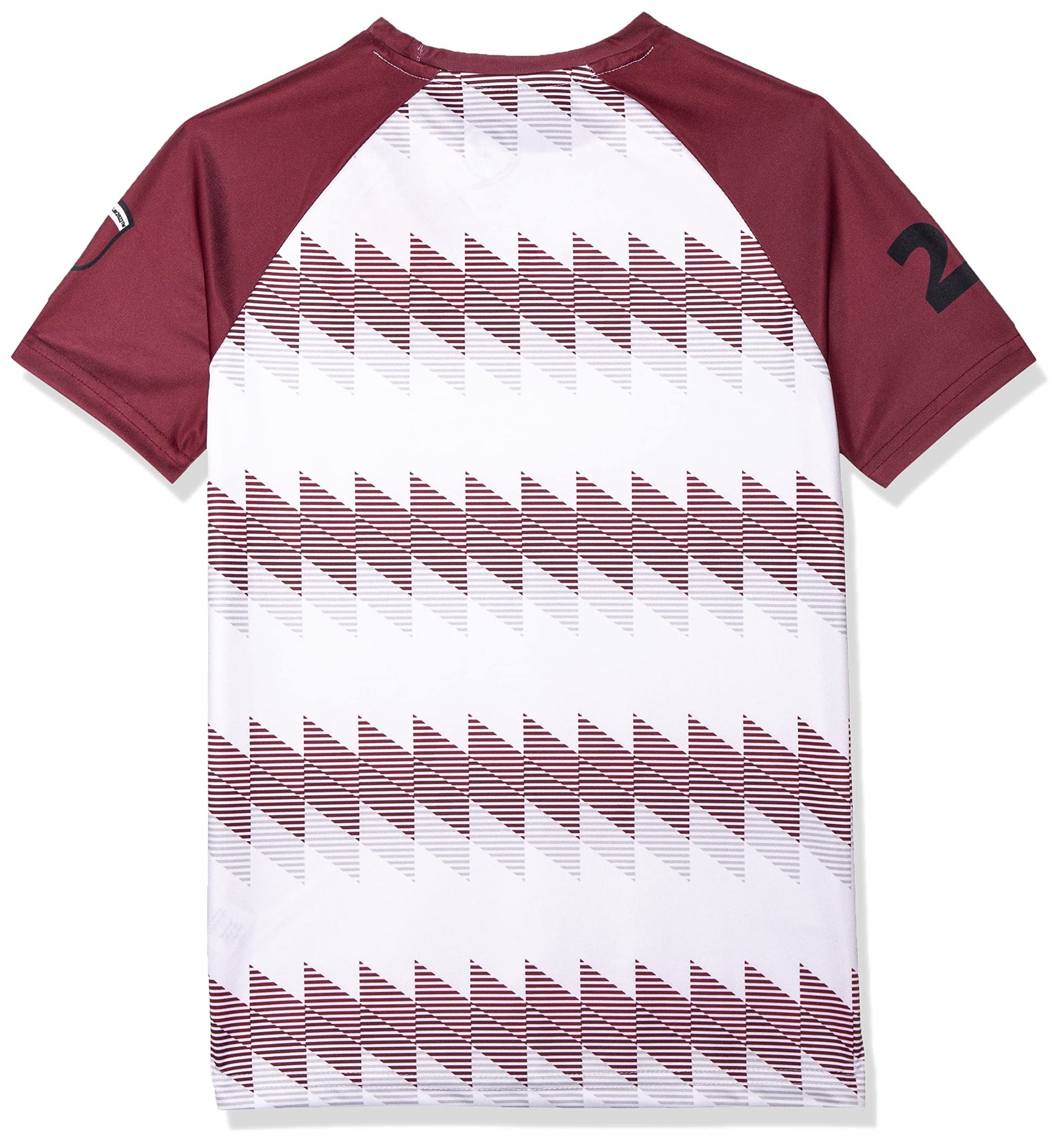 FIFA World Cup Qatar 2022 QATAR BOY'S TSHIRT - BURGUNDY AND WHITE