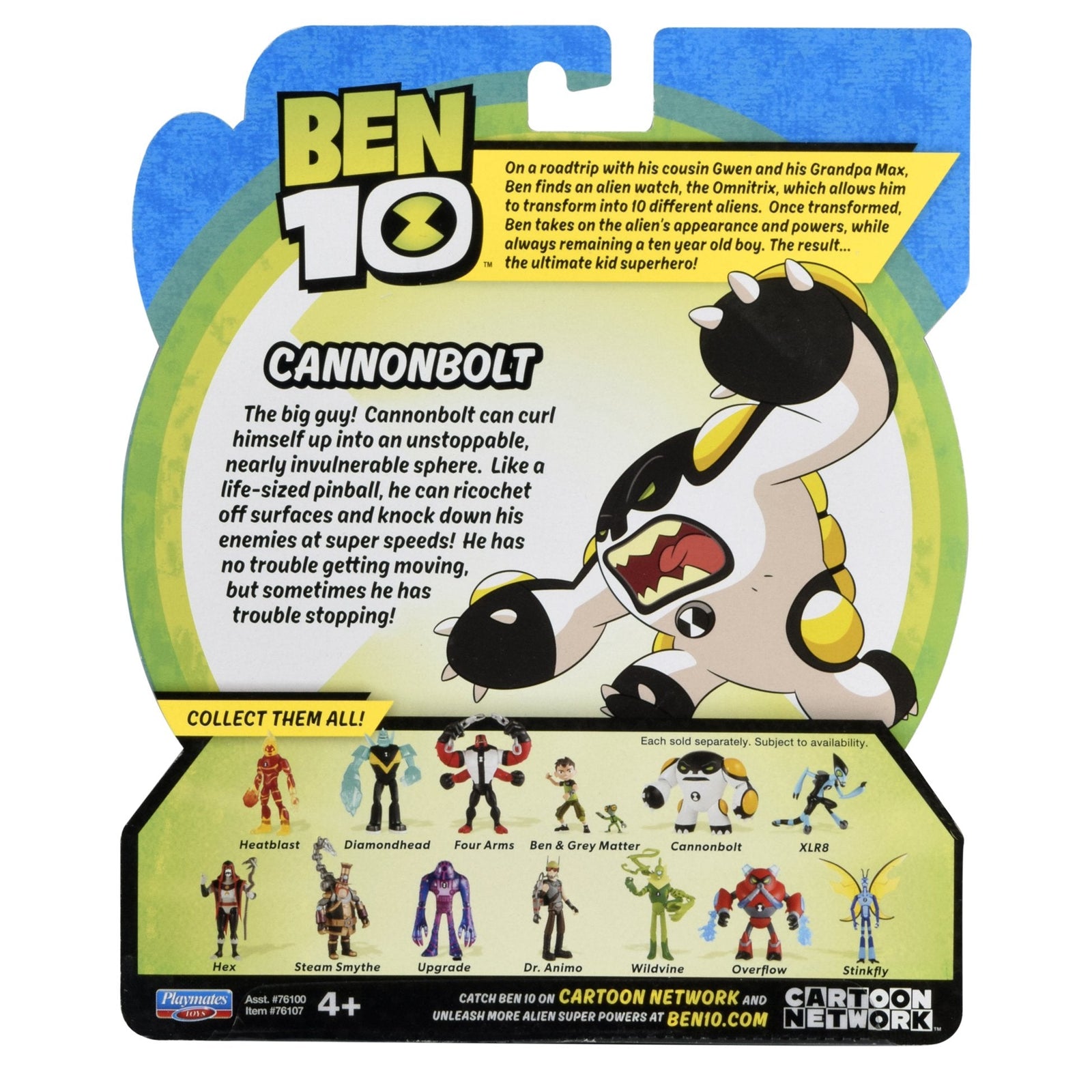 Ben 10 Cannonbolt Basic Action Figure