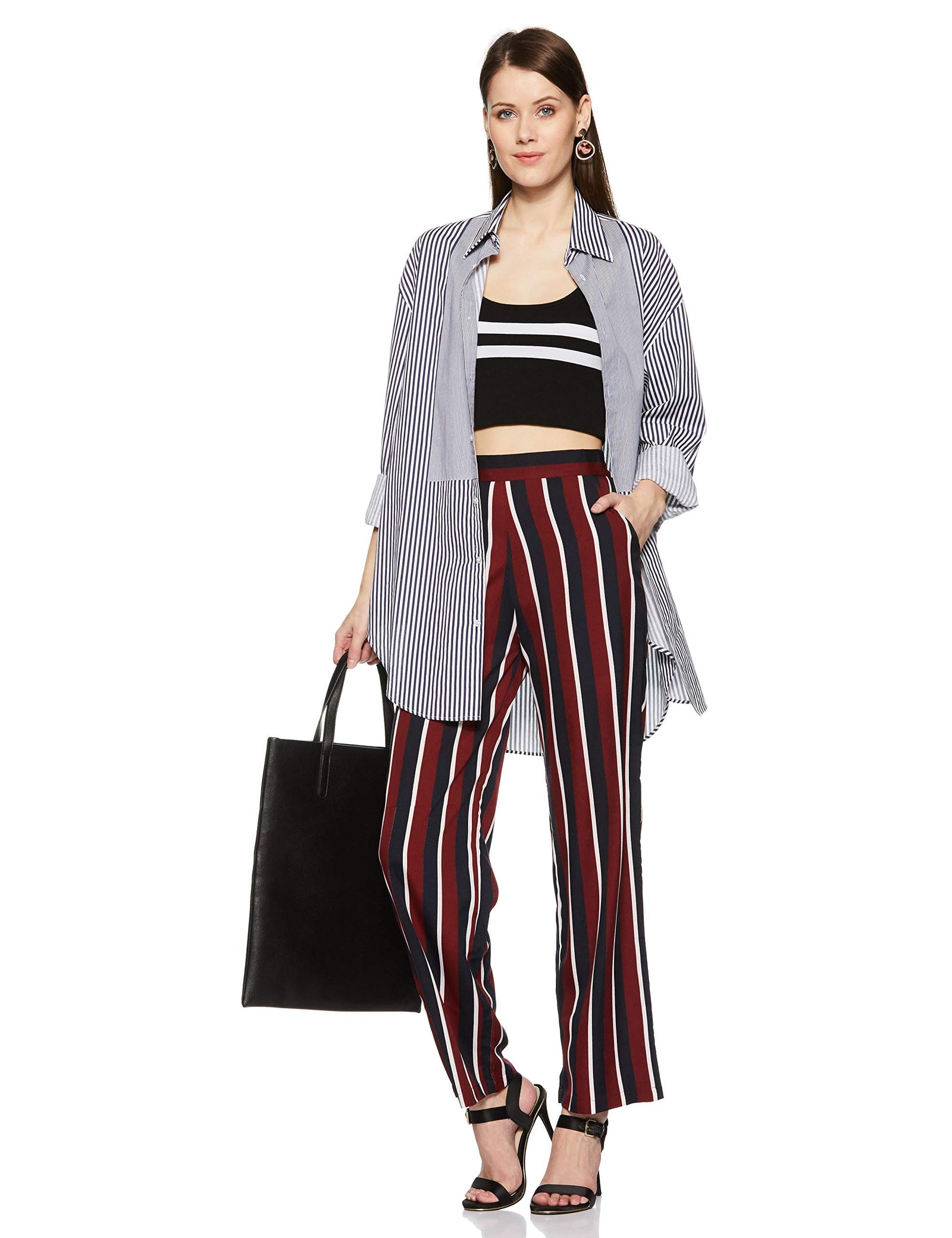 Krave Women's Striped Pants