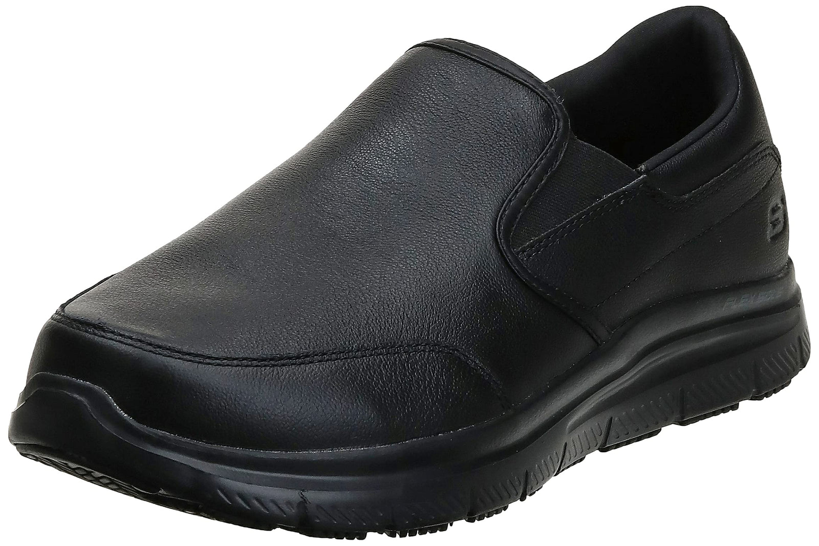 Skechers Men's Flex Advantage Sr Work Shoe, Black