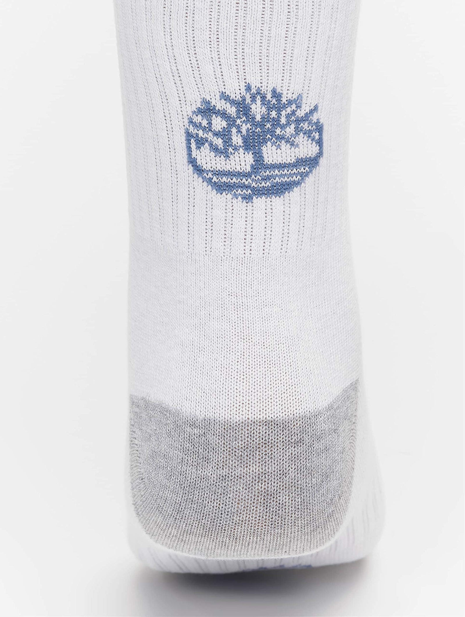 Timberland mens 2Pk Tbl Logo Crew Wh Socks SIZE(9-12 US)(42-46 EU) COLOR WHITE