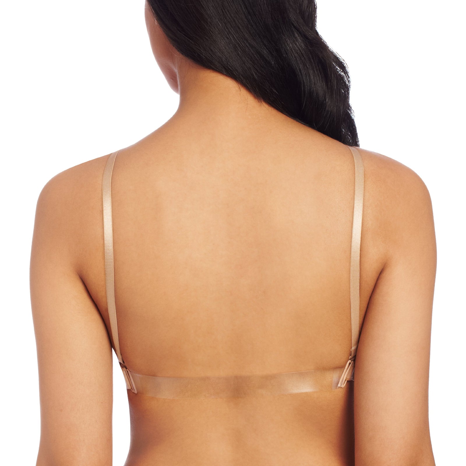 Capezio womens Seamless Clear Back Bra With Transition Straps Bra