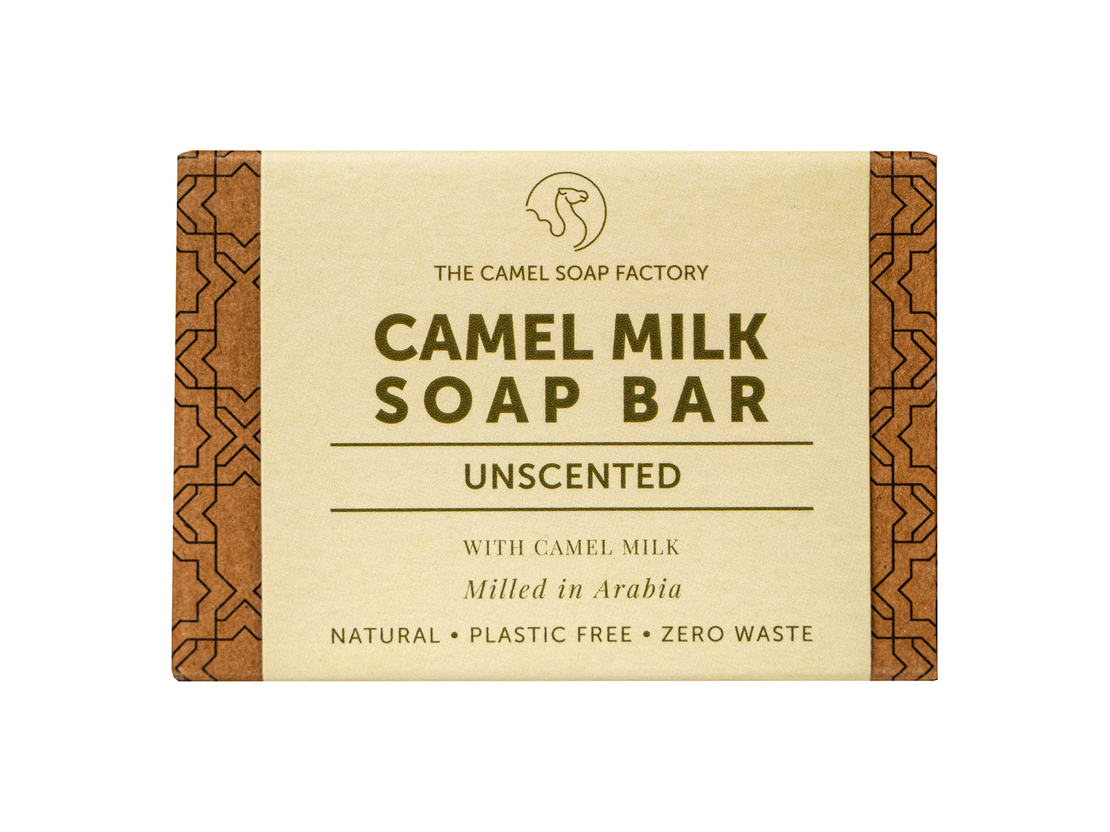 The Camel Soap Factory Camel Soap Factory Natural Soap, SADU Natural Collection, 140g Triple-Milled Everyday Paraben-Free Soap Bar With Fresh Camel Milk, Unscented