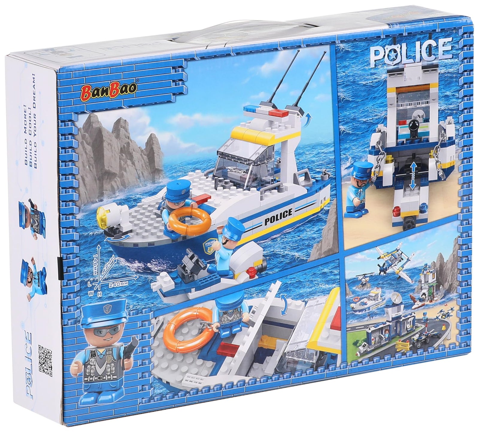 Banbao Police Boat - 234 Pieces