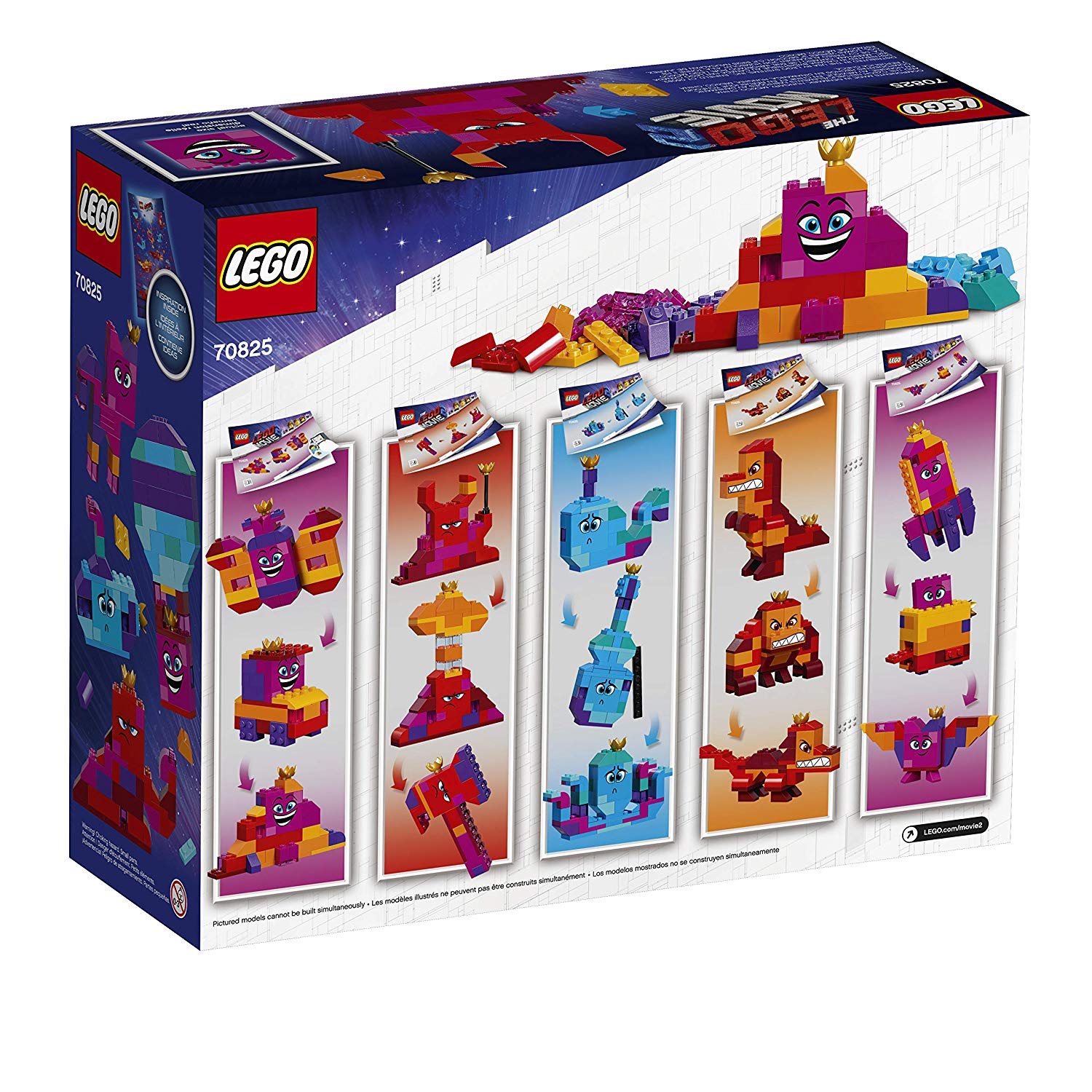 LEGO The Movie 2 Queen Watevra's Build Whatever Box, Multi-Colour, 70825