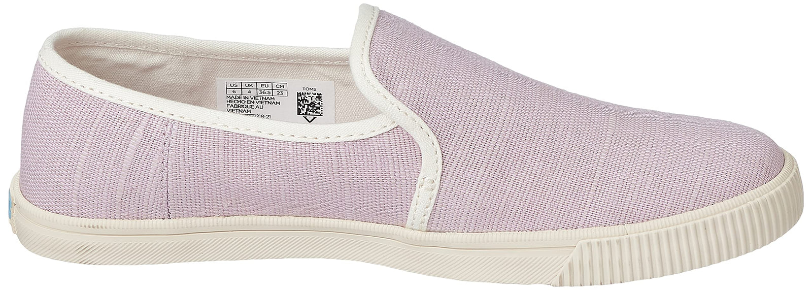 TOMS Contrast Trim Canvas Slip-on Shoes for Women