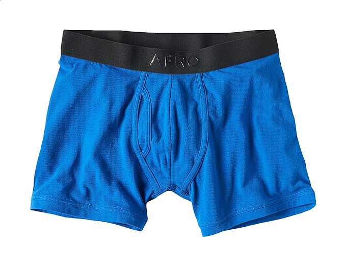 Aeropostale Rubberized Logo Knit Boxer Briefs - Navy (Size: XS)