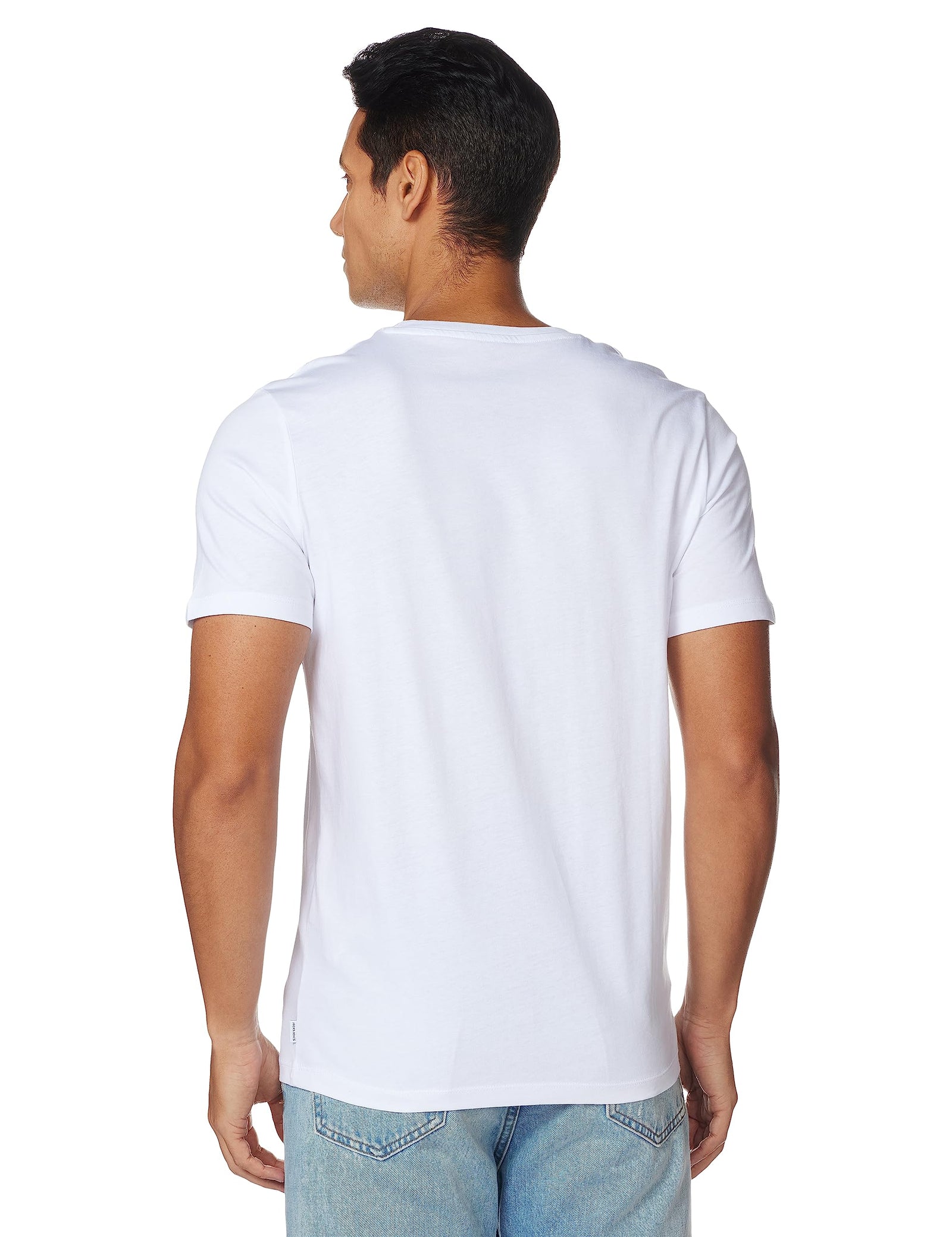 Jack & Jones mens JJEORGANIC Basic Tee O-Neck T-Shirt (pack of 1)