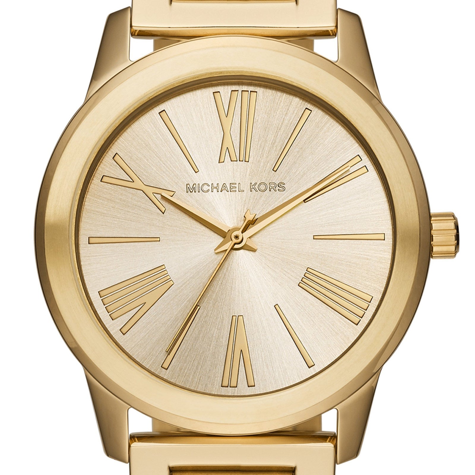 Michael Kors MK3490 Women's Analog Quartz Dress Watch with Gold Band