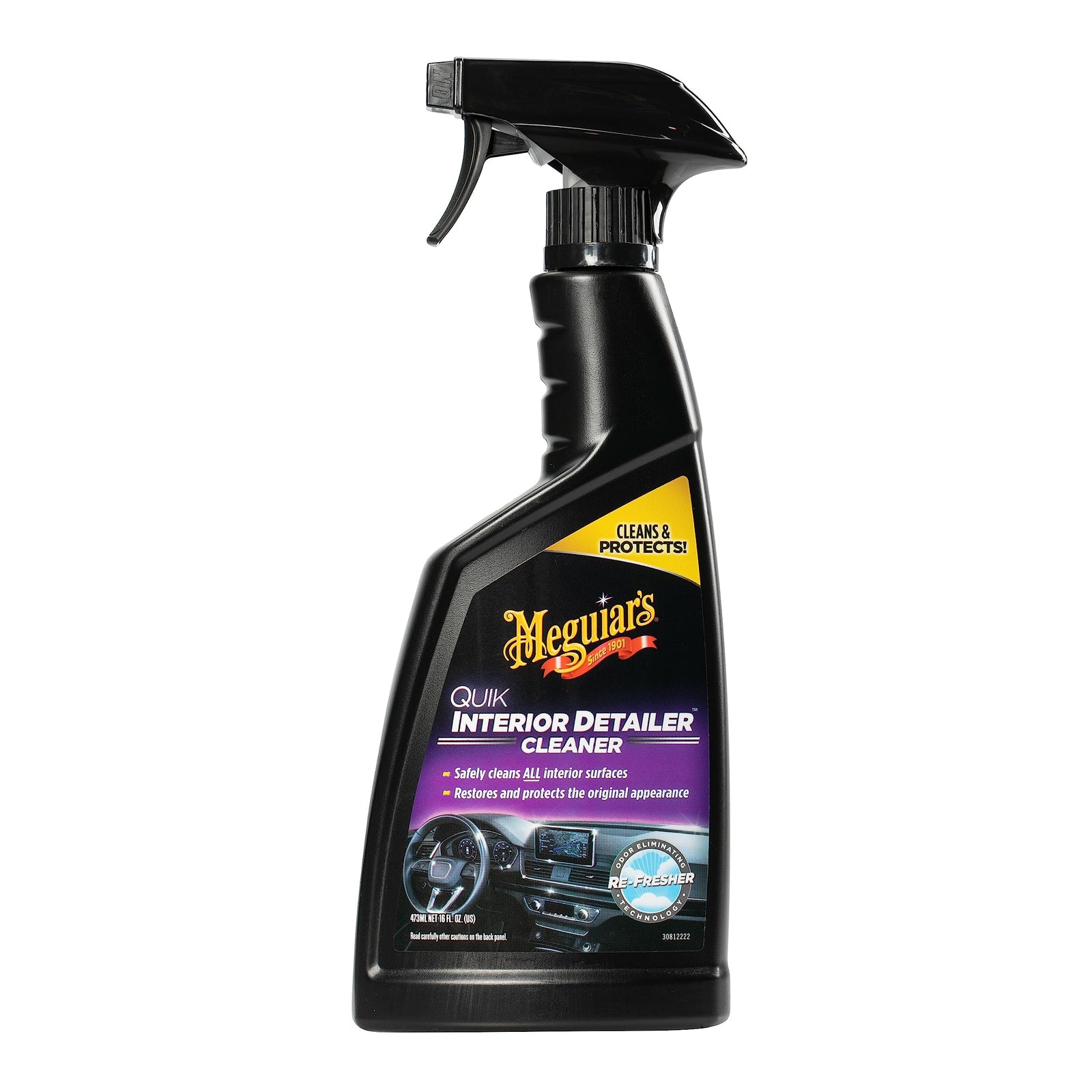 Meguiars Meguiar'S Quik Car Interior Detailer 473 Ml, G13616, H10.875 X W4.313 X D2 Inches, G-13616