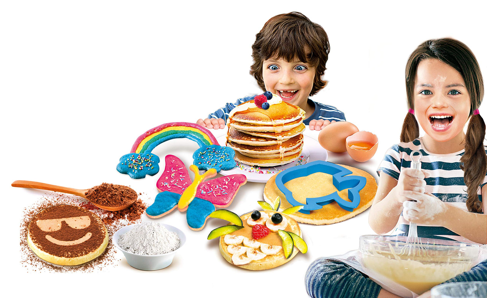 Clementoni, 61742, science and play, pancakes lab, made in italy, science toy, laboratory and experiment kit for kids from 8 years old and older, english version