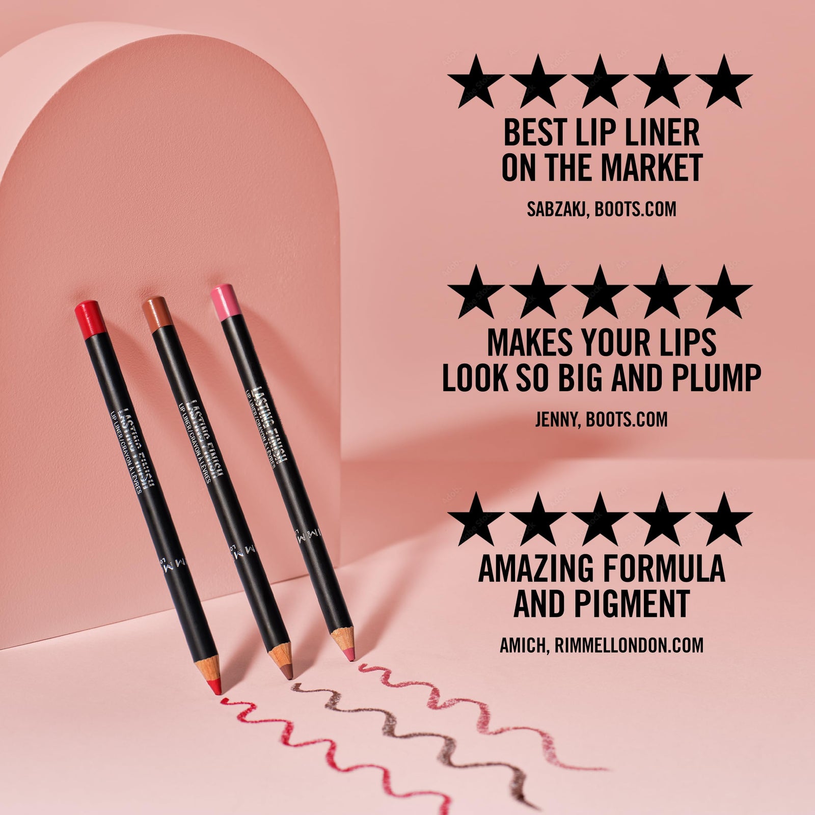 Rimmel London, Lasting Matte Lip Liner 110 Spice, 1.2g