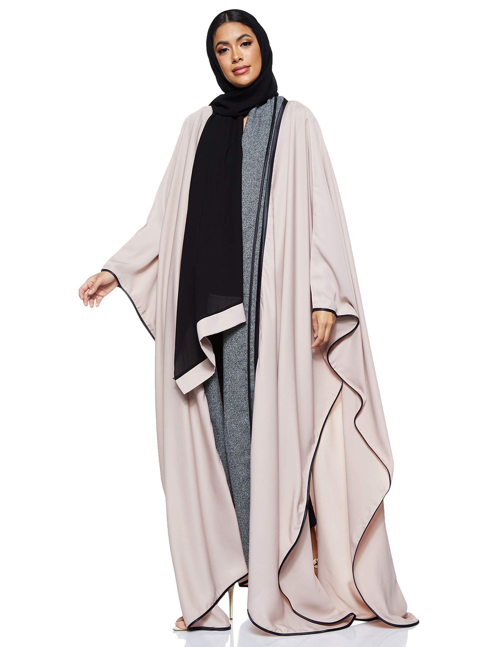 Nukhbaa Women's Abaya, Beige
