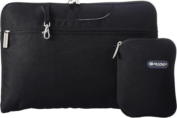 Gear Max ‎BY-SC-WA-001 Campus Slim Case for Laptop and Ultrabook, 13.3 Inch - Black