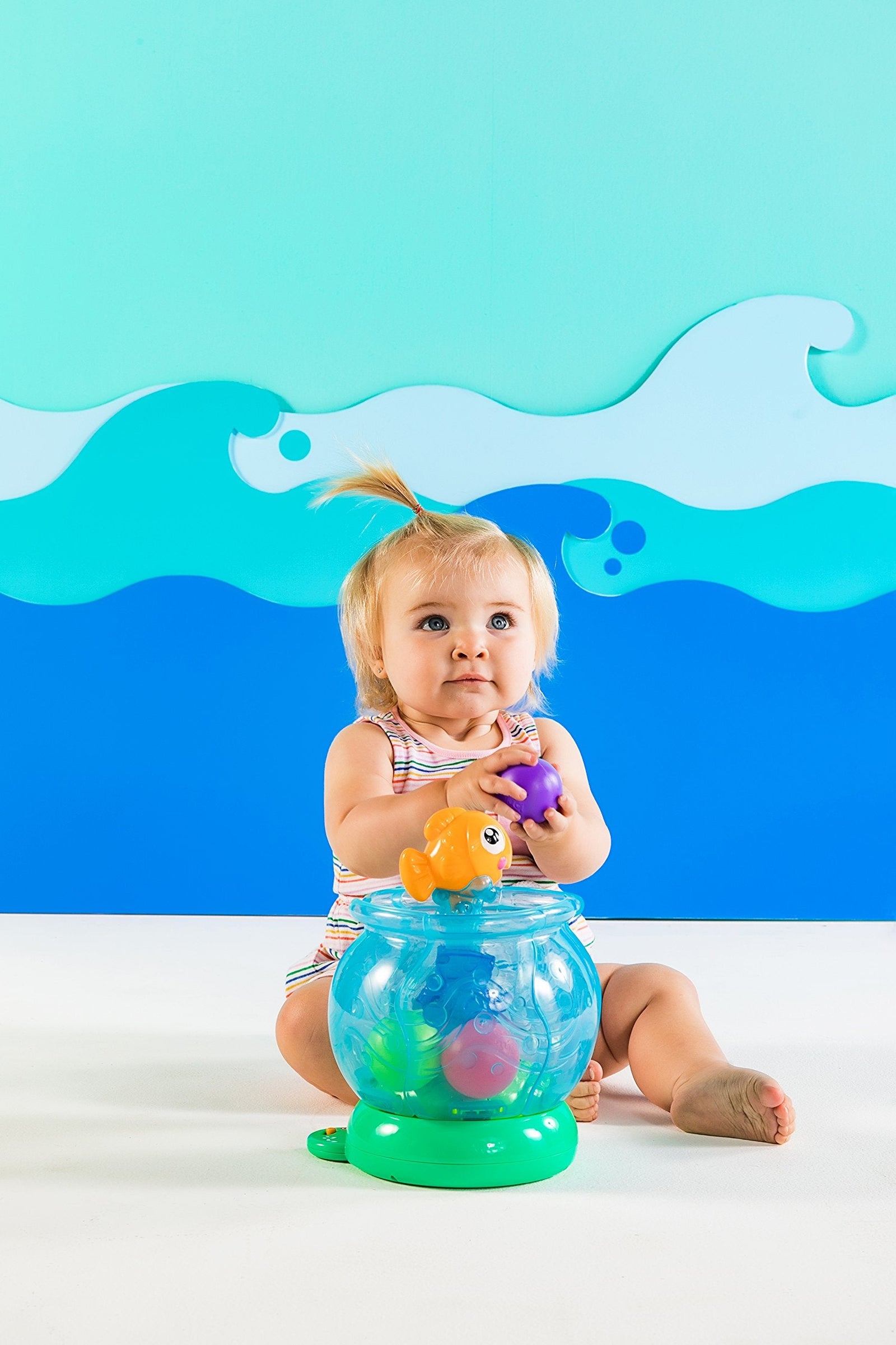 Bright Starts™ Funny Fishbowl™ Ball Popper Musical Activity Toy with Lights, Ages 12 months +