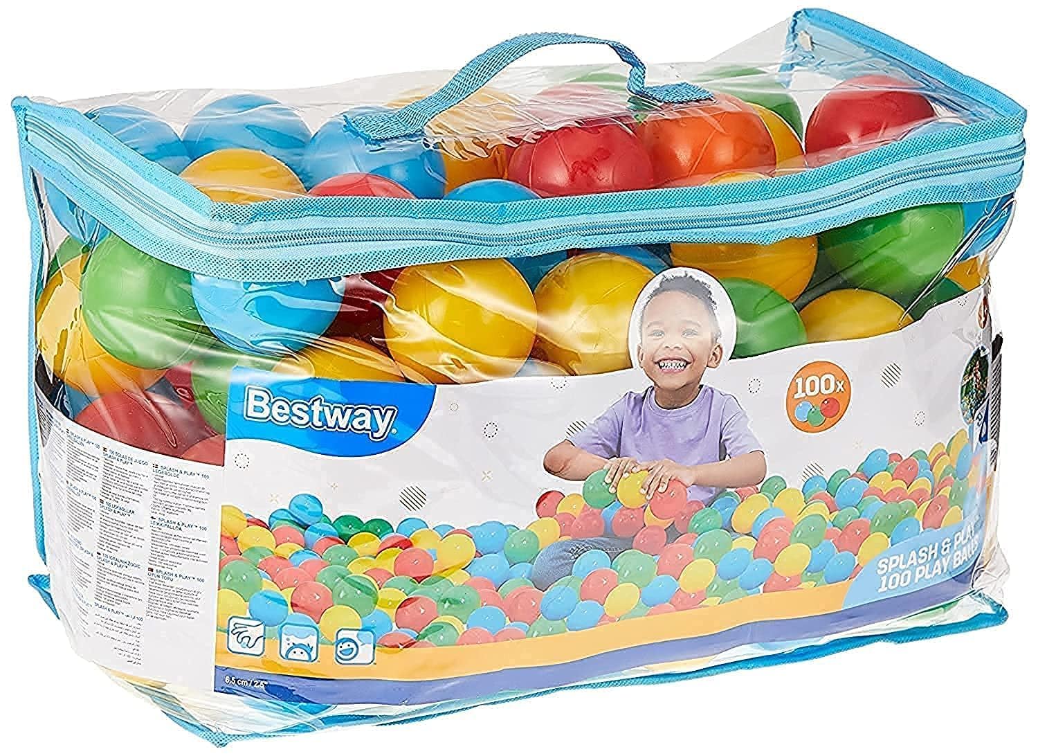 Bestway BWAY PLAYBALL SPLASH&PLAY 6.5CM 100PC