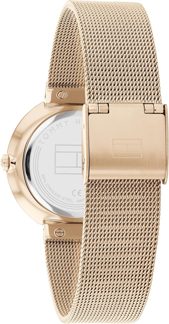 Tommy Hilfiger Women's Analog Quartz Watch with Gold Strap 1782471