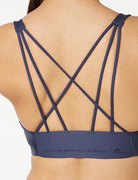 Adidas CF STO MS BRA HF2255 TRAINING shadow navy WORKOUT BRA -SUPPORT For Women