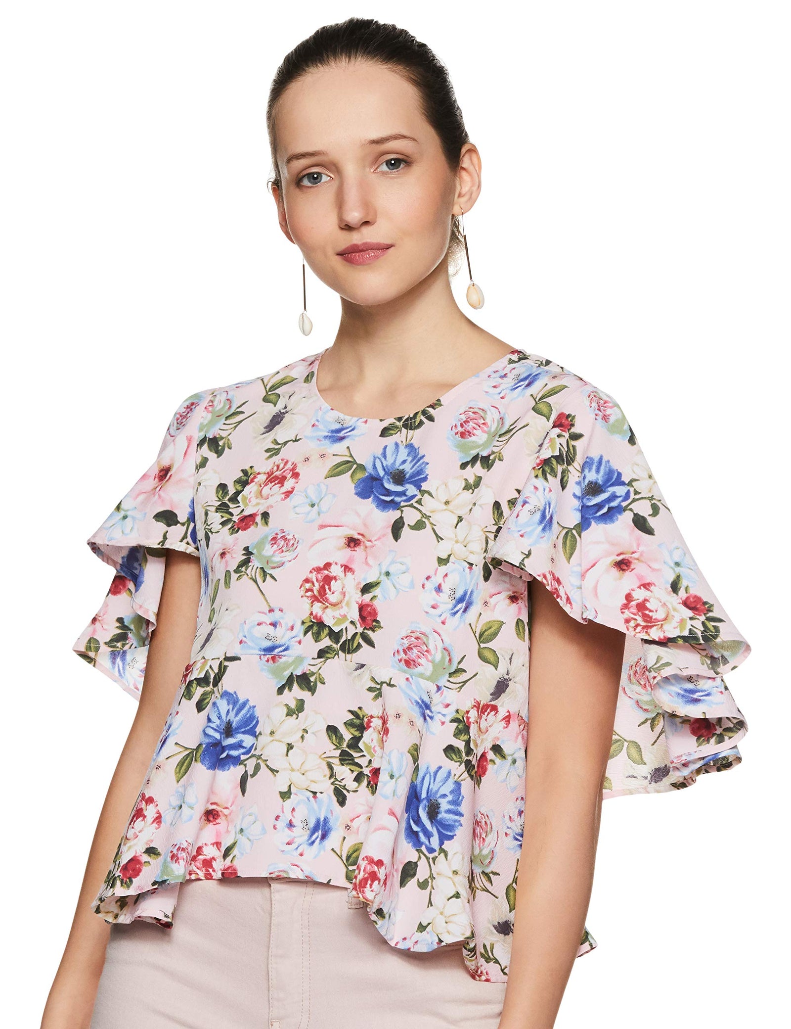 KRAVE Women's Floral Regular Top