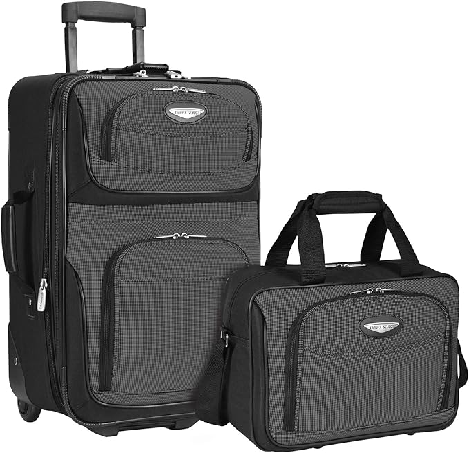 Travel Select Amsterdam Expandable Rolling Upright Luggage, 29 x 17 x 10, Amsterdam Expandable Rolling Upright Luggage