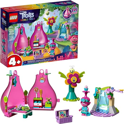 LEGO Trolls World Tour Poppy’s Pod 41251 Trolls Playhouse Building Kit with Poppy Troll Minifigure, New 2020 (103 Pieces)