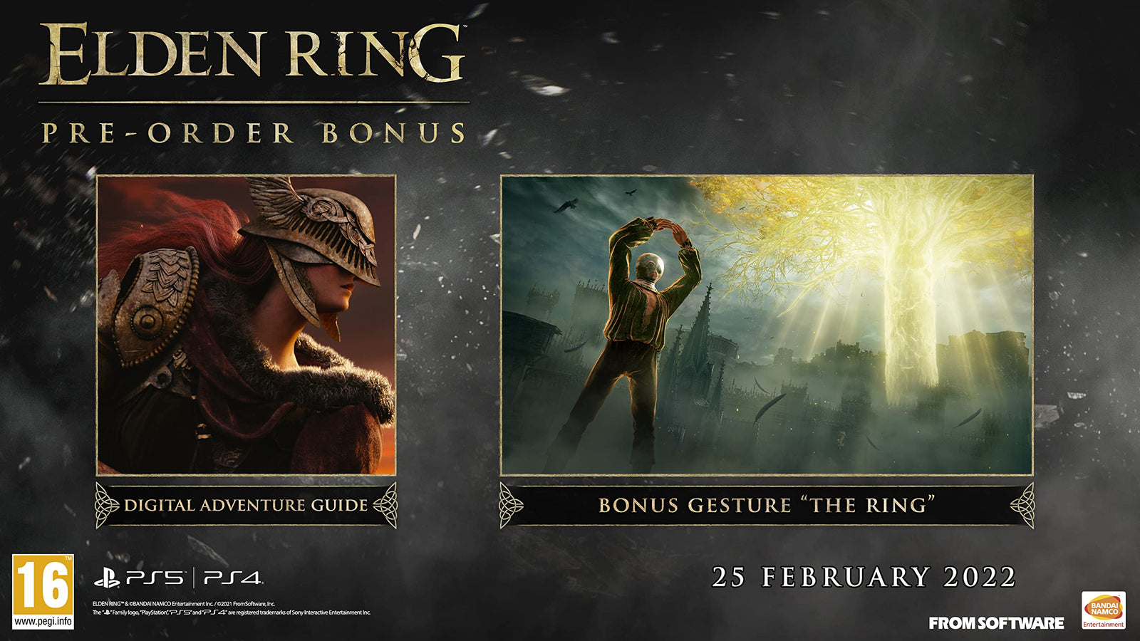 Namco Bandai Elden Ring Launch Edition Ps4 Video Game Software