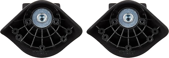 Amazon Basics Replacement Wheels for Hardshell Luggage - Pack of 4 (Black)