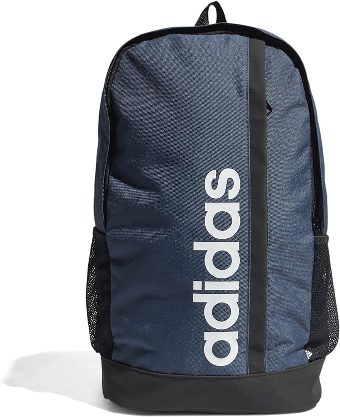 Adidas Essentials Side Mesh Pocket Top Handle Zipper Unisex Backpack - Crew Navy