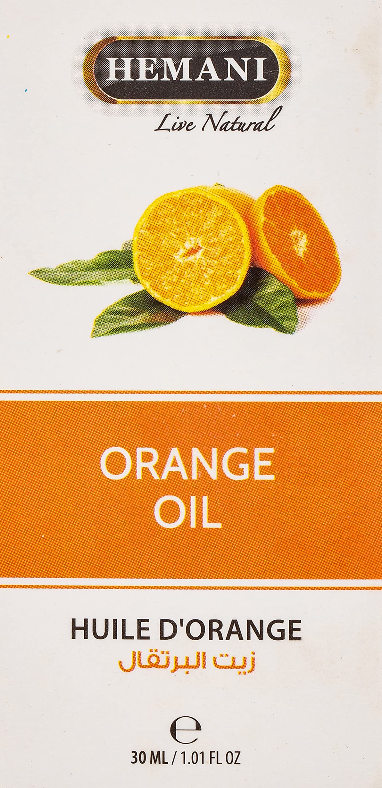 Hemani Orange Oil-30 Ml, Citrusy Fragrance Oil, Use As A Skin Conditioner, Used As A Flavoring Agent.