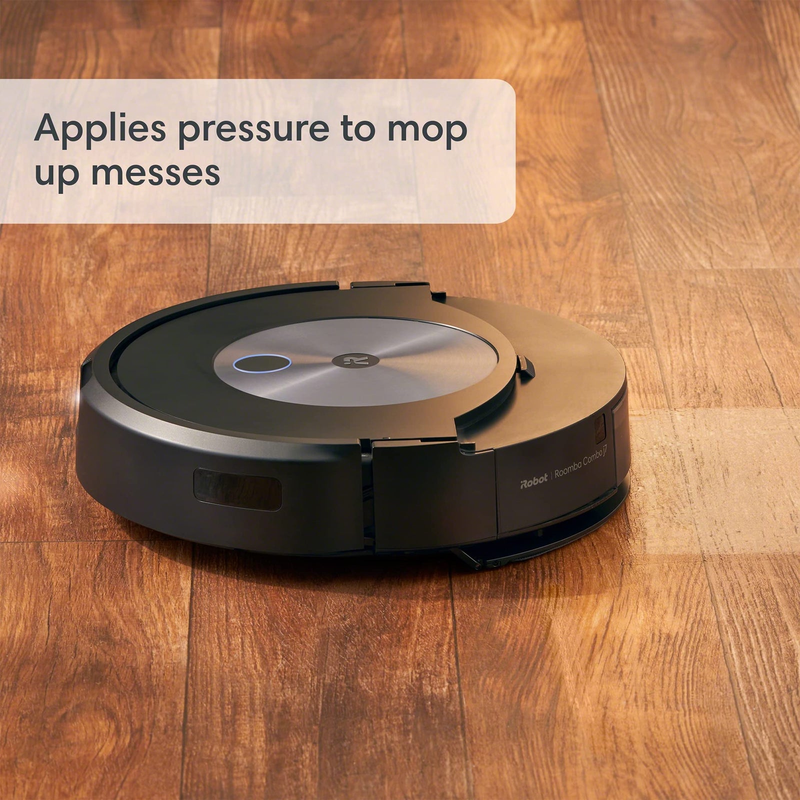 iRobot® Roomba Combo™ j7+ Self-Emptying Robot Vacuum & Mop - Automatically vacuums and mops without needing to avoid carpets, Identifies & Avoids Obstacles, Smart Mapping, Alexa, Ideal for Pets