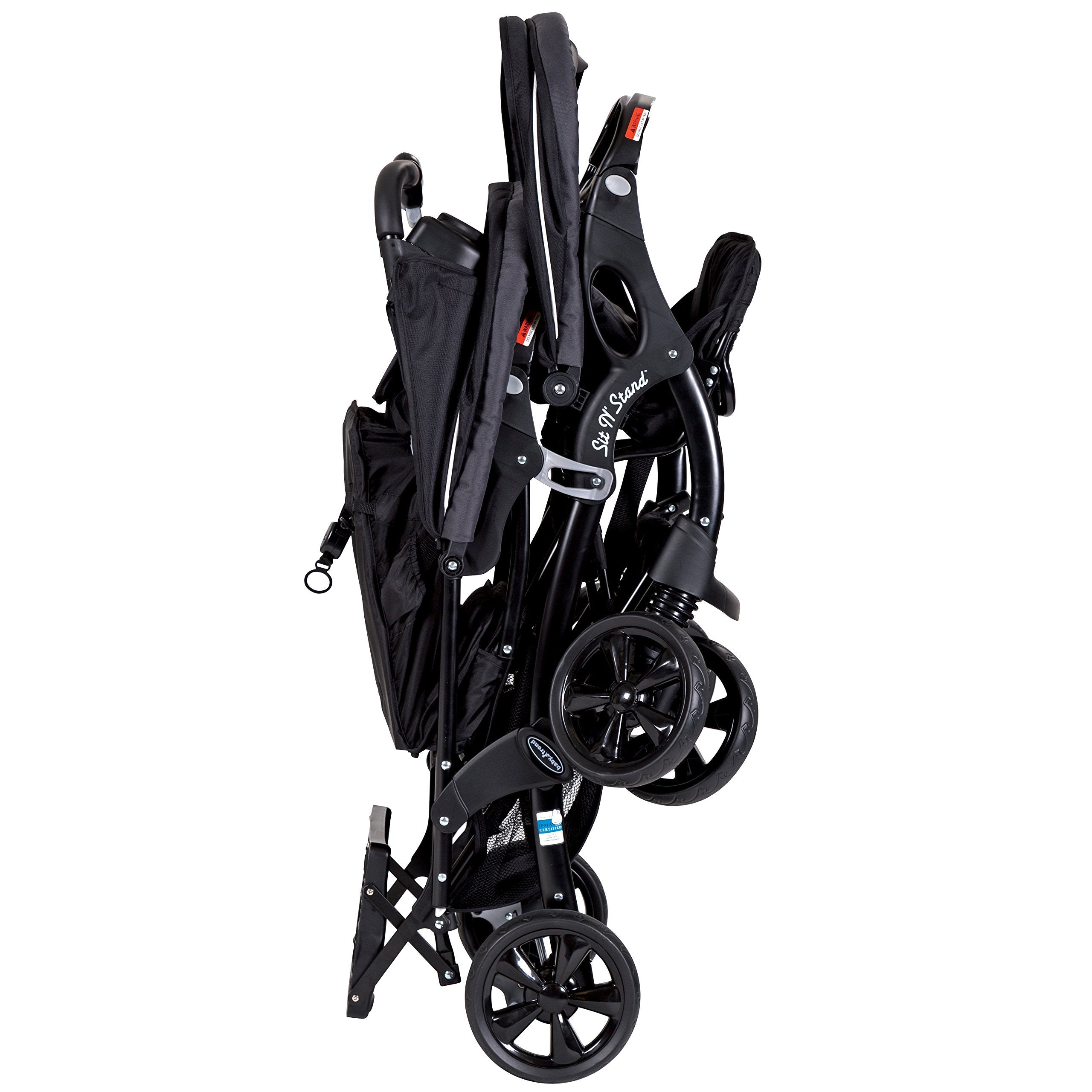 BABYTREND Baby trend Sit N' Stand 5-in-1 Shopper Stroller, BLACK