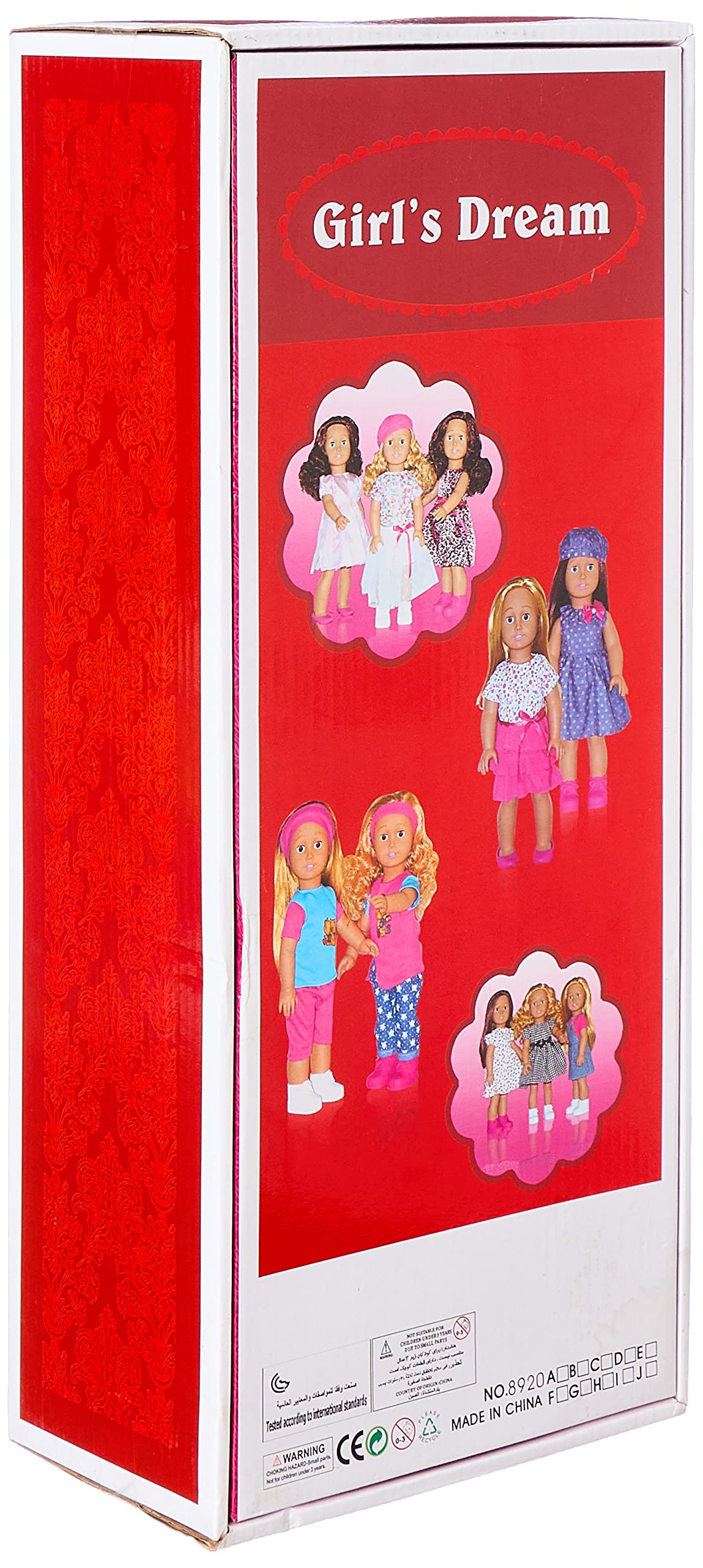 Girl's dream doll for girls - multi color - 2725604737937