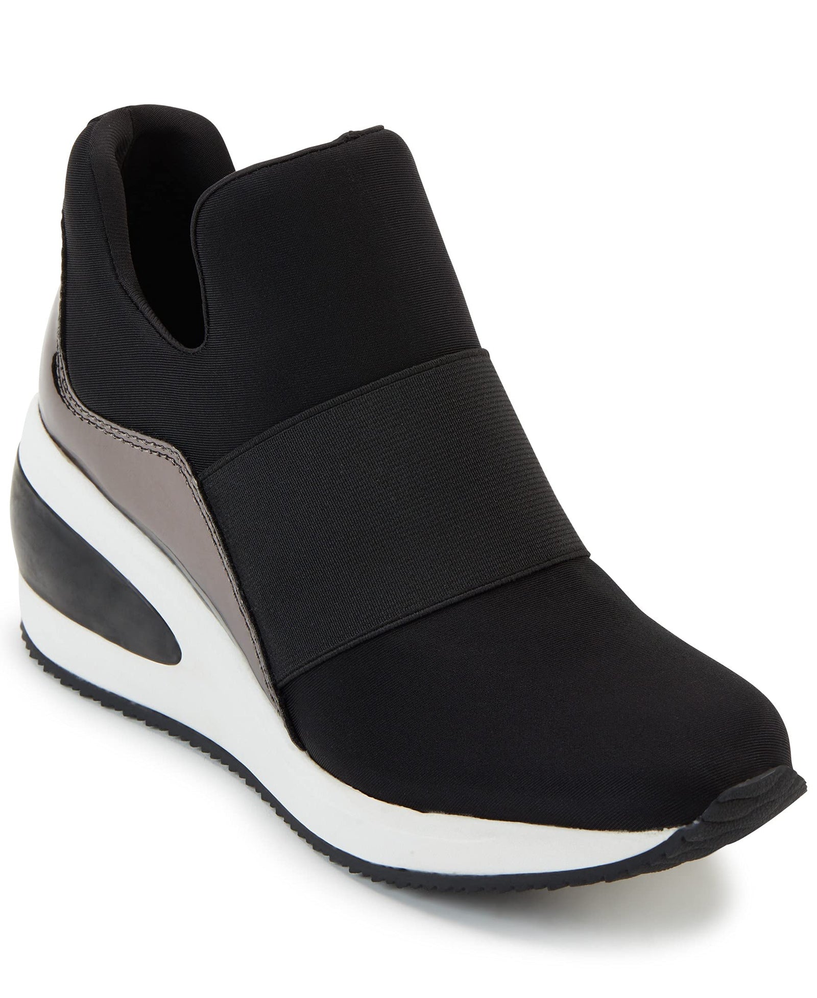 DKNY Women's Slip on Wedge Heel Sneaker