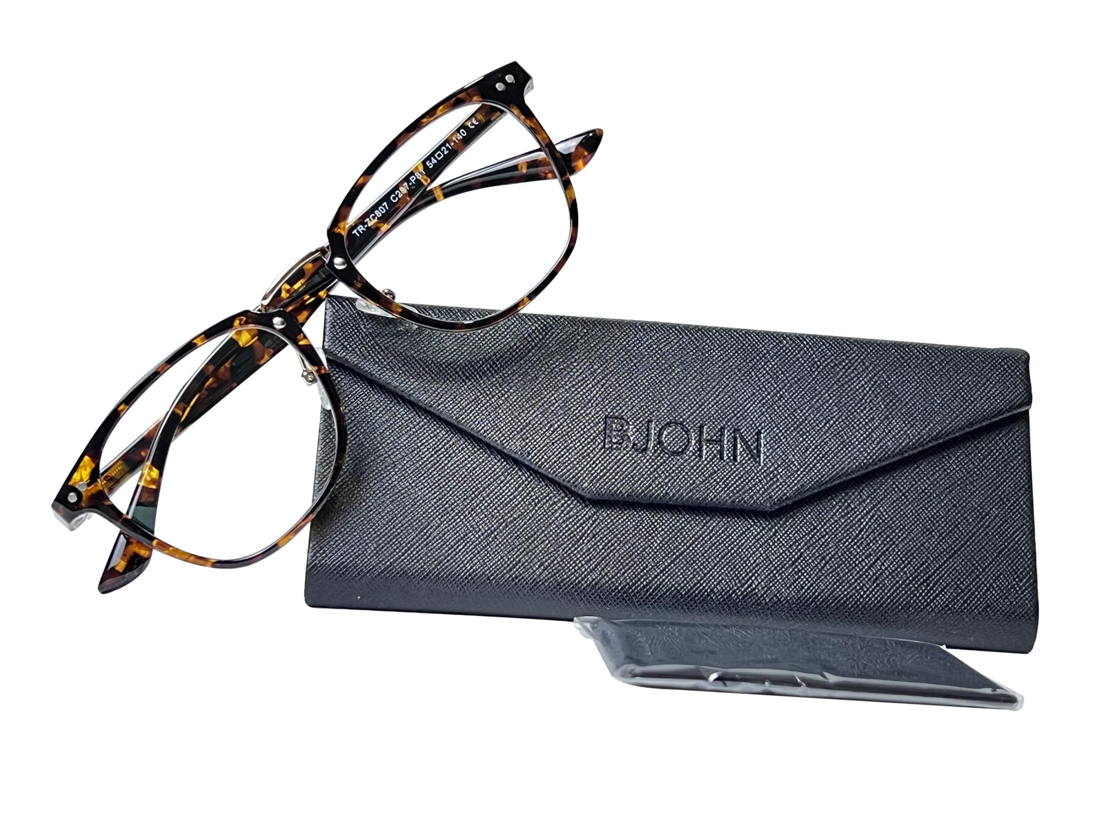 BJOHN Blue Light Blocking Eyewear, Computer/Gaming/TV/Phones Glasses for Women Men, Anti Eyestrain & UV Glare - Package Includes Glasses, Stylish Case, and Cleaning cloth