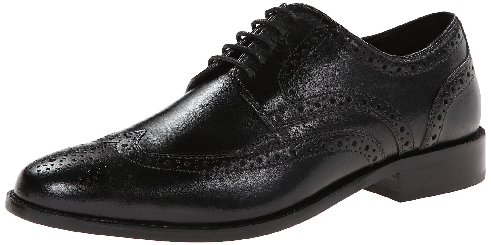 Nunn Bush Men's Nelson Wing Tip Oxford Dress Casual Lace-Up