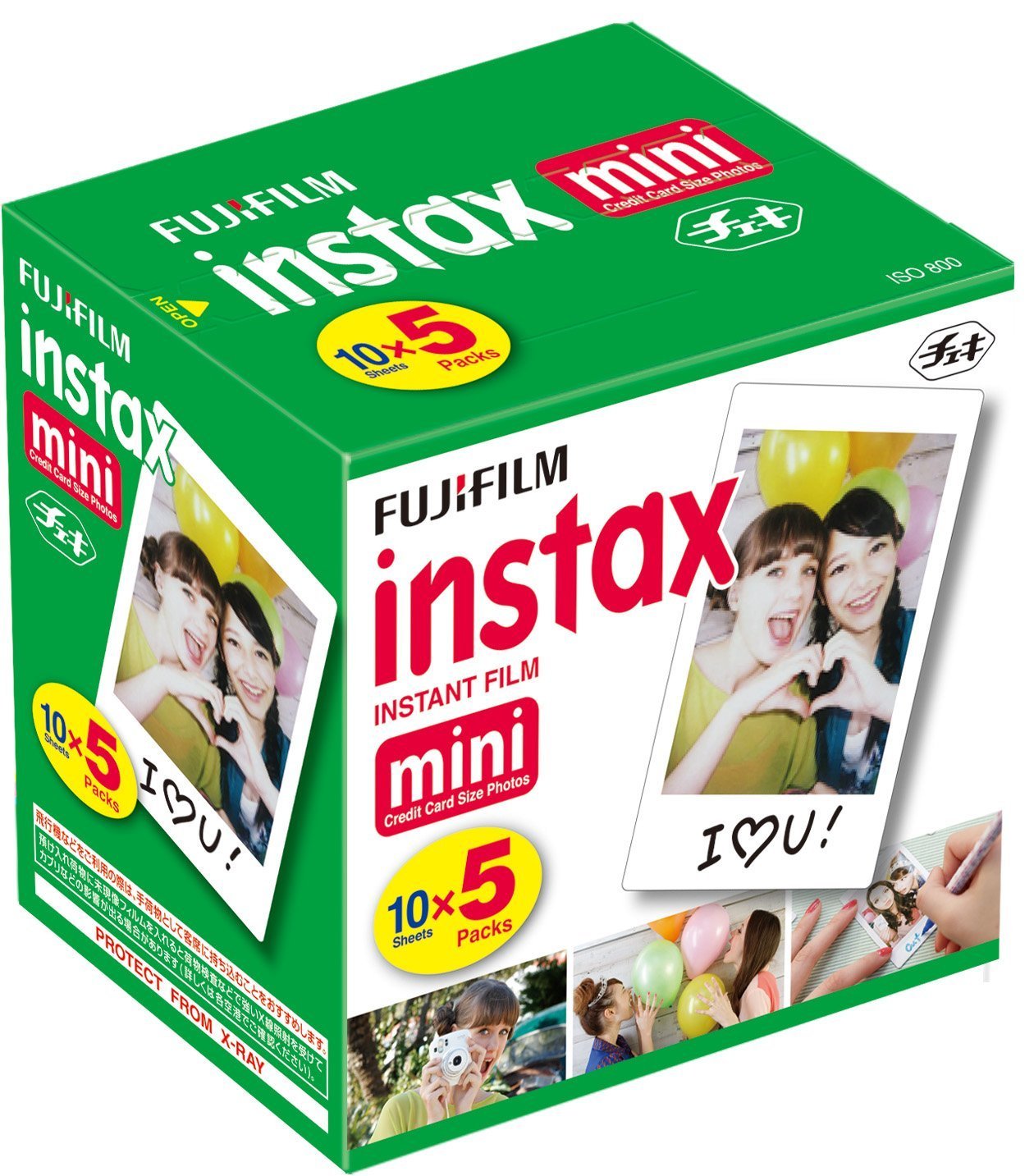 FujiFilm Instax Mini Instant Film, Pack of 5 x 10 Sheets - package may vary