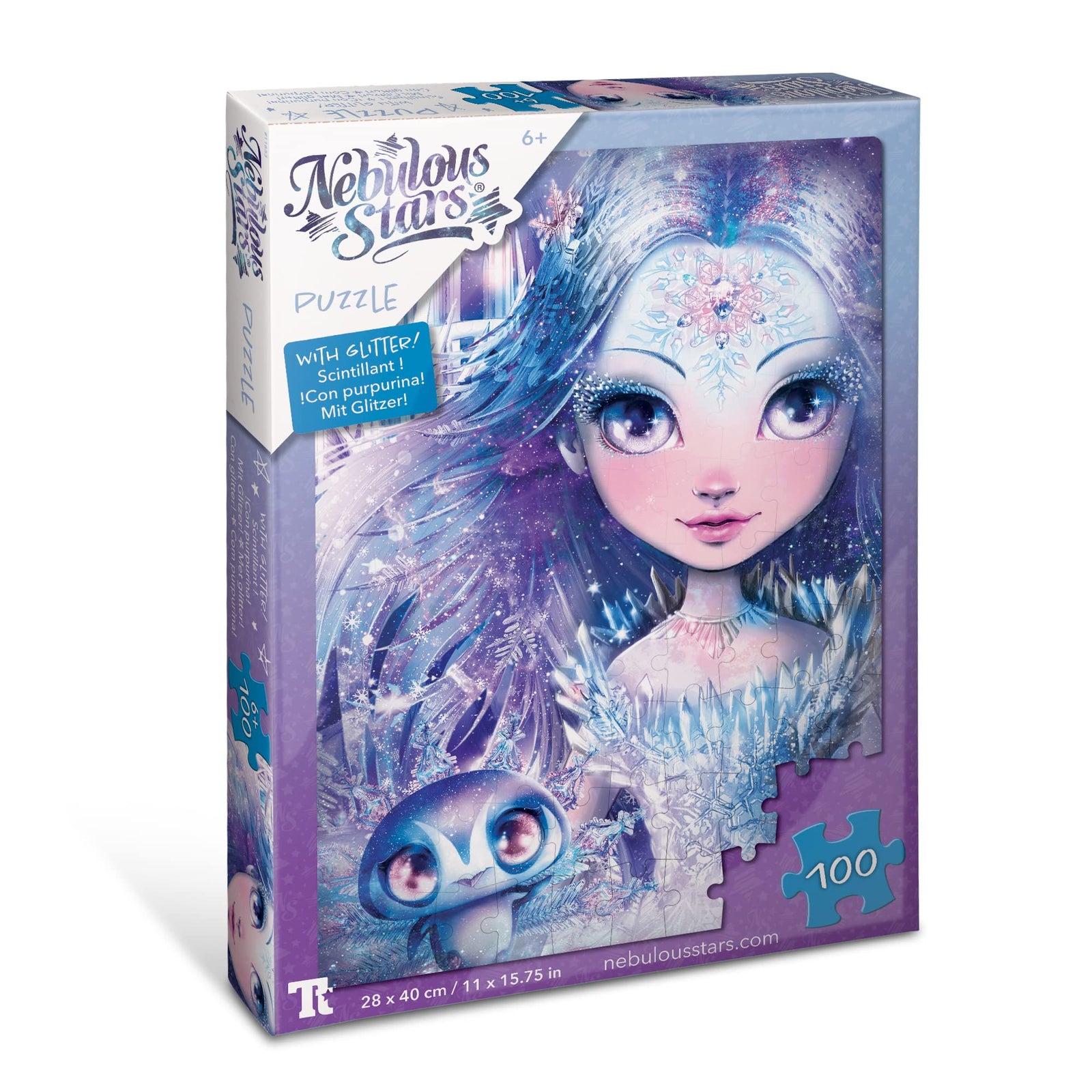 Nebulous Star - Iceana & Blizzia Glitter Puzzles 100 pcs - 28 x 40 cm