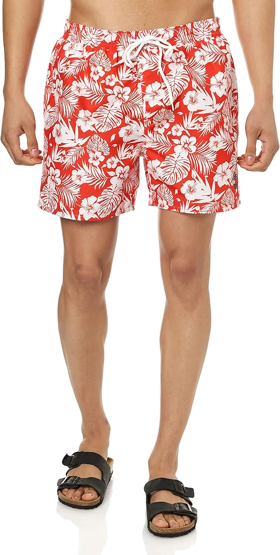 Timberland Mens Tfo Printed Swimshor Swim Briefs