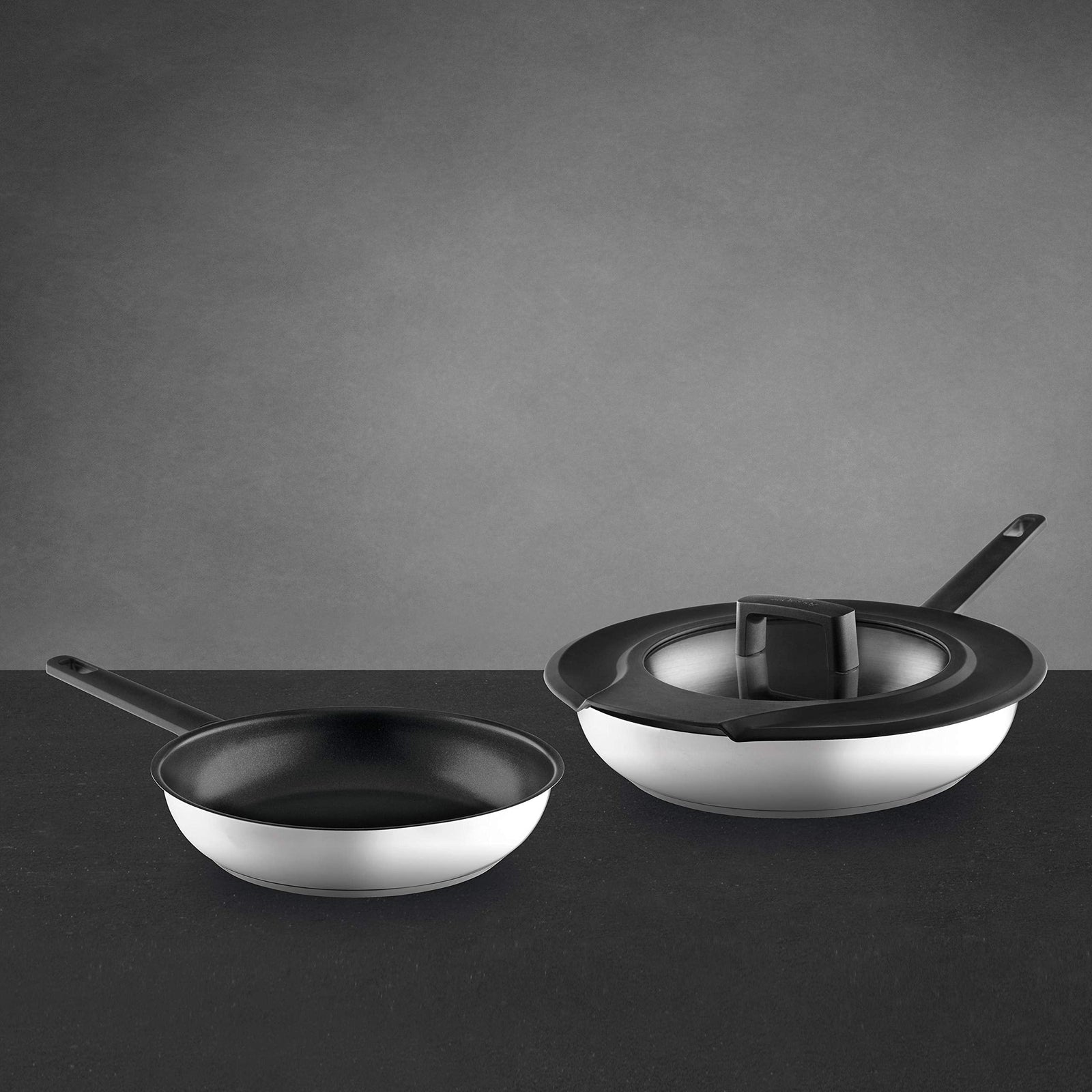 Berghoff - 3pcs frying pan set downdraft 46.5x33x14.3