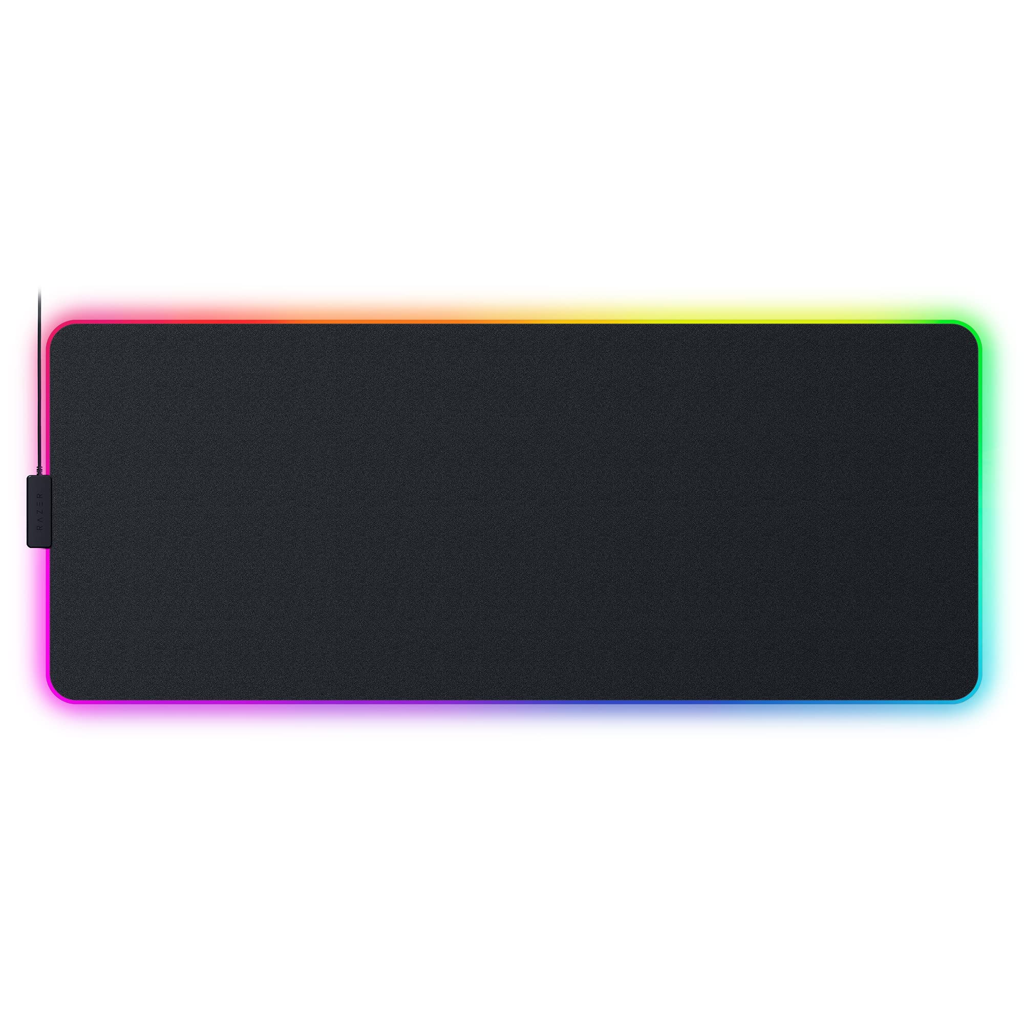 Razer Strider Chroma Hybrid Gaming Mouse Mat - Large, Black, RGB Lighting