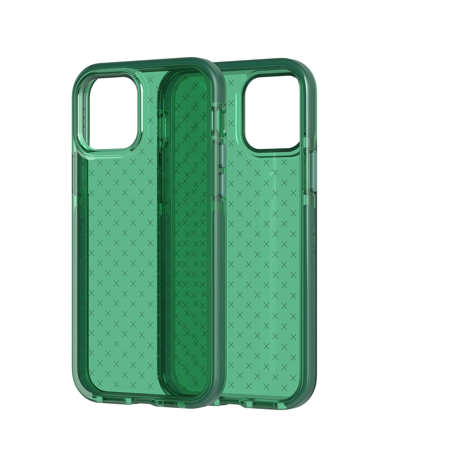 Tech21 Evo Check Phone Case for Apple iPhone 12 and Pro 5G with ft Drop Protection, Midnight Green