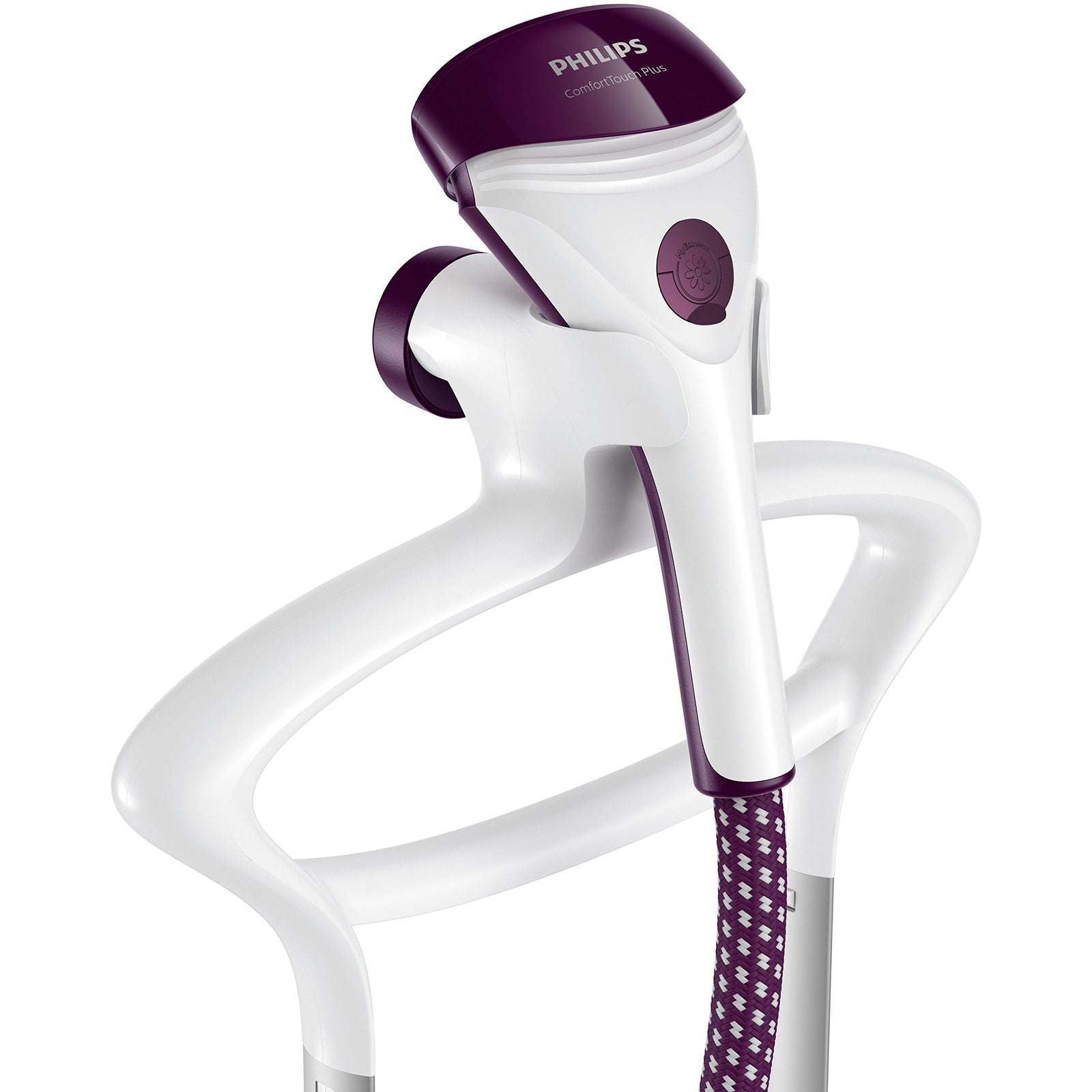 Philips Vertical Garment Steamer Comforttouch Plus, Purple, 1.8 Litre, Gc558/36,, 1800 ml -