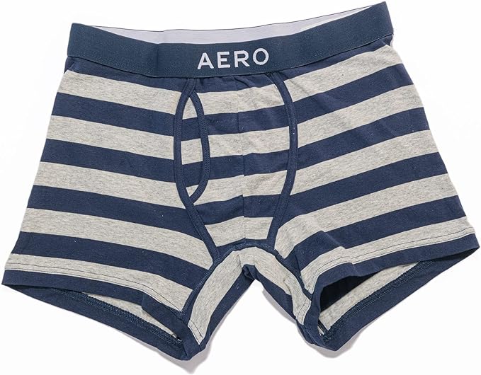 AEROPOSTALE mens 6956F21A Boxer Briefs , NAVY-GREY , XS