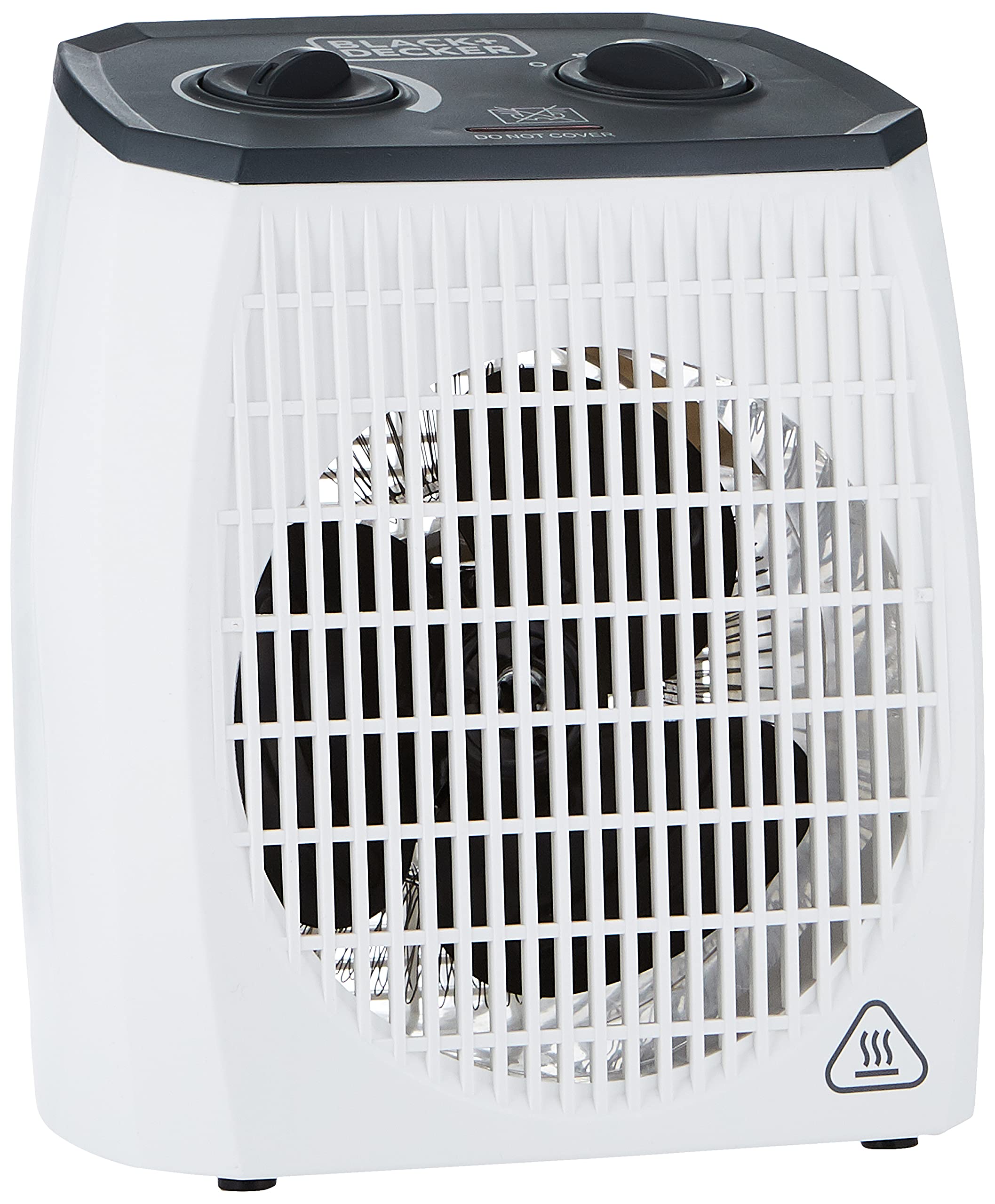 BLACK+DECKER 2000W Vertical Fan Heater, 220-240V with Thermostatic Control, Dual Thermal Settings, and Auto Shutoff Feature (Model HX310-B5)