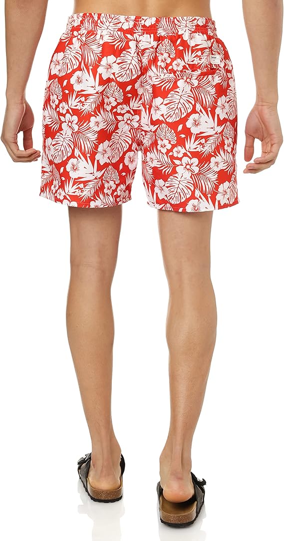 Timberland Mens Tfo Printed Swimshor Swim Briefs