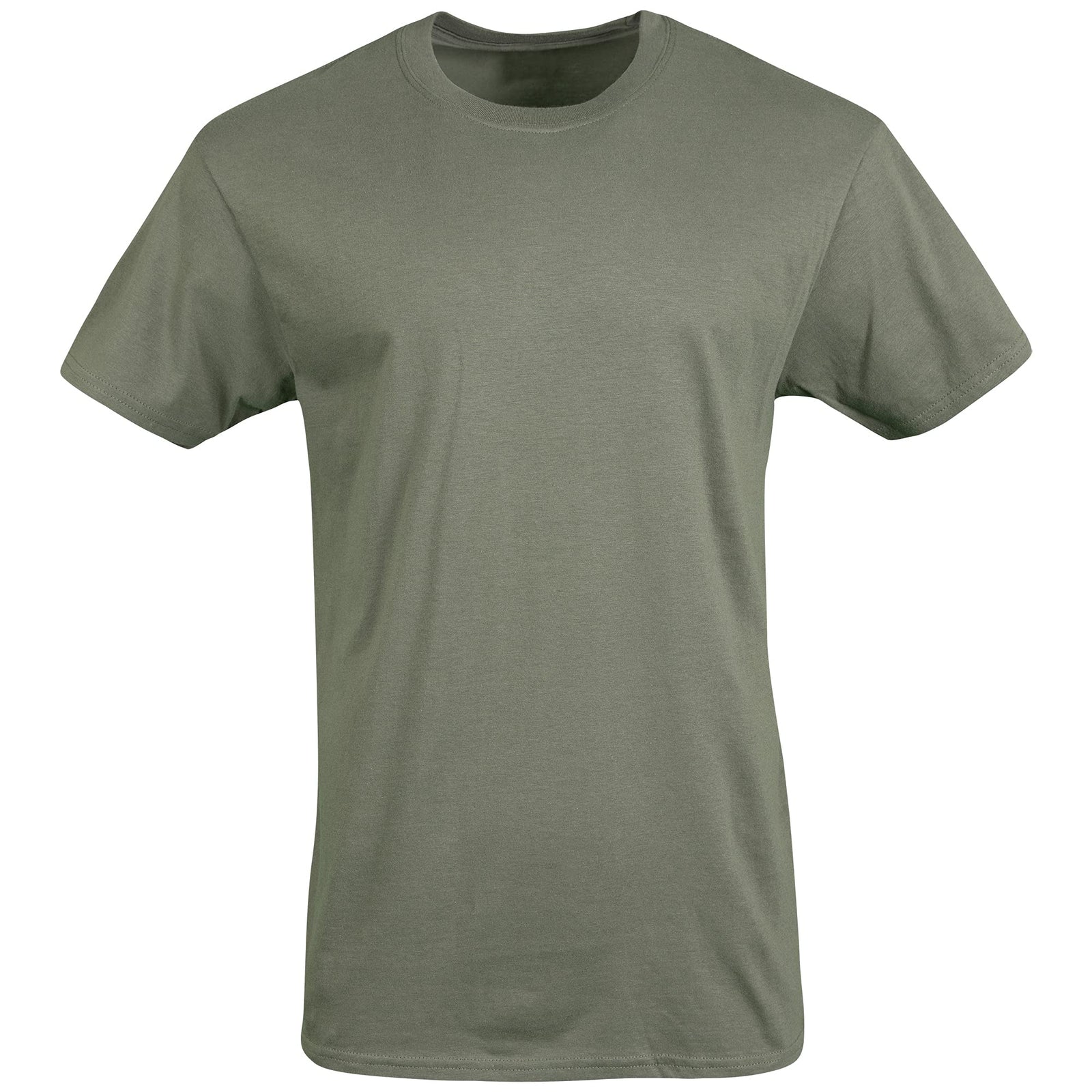 Gildan mens Crew T-shirts Underwear (pack of 5) Size: XXL Color: Black/Sport Grey/Military Green