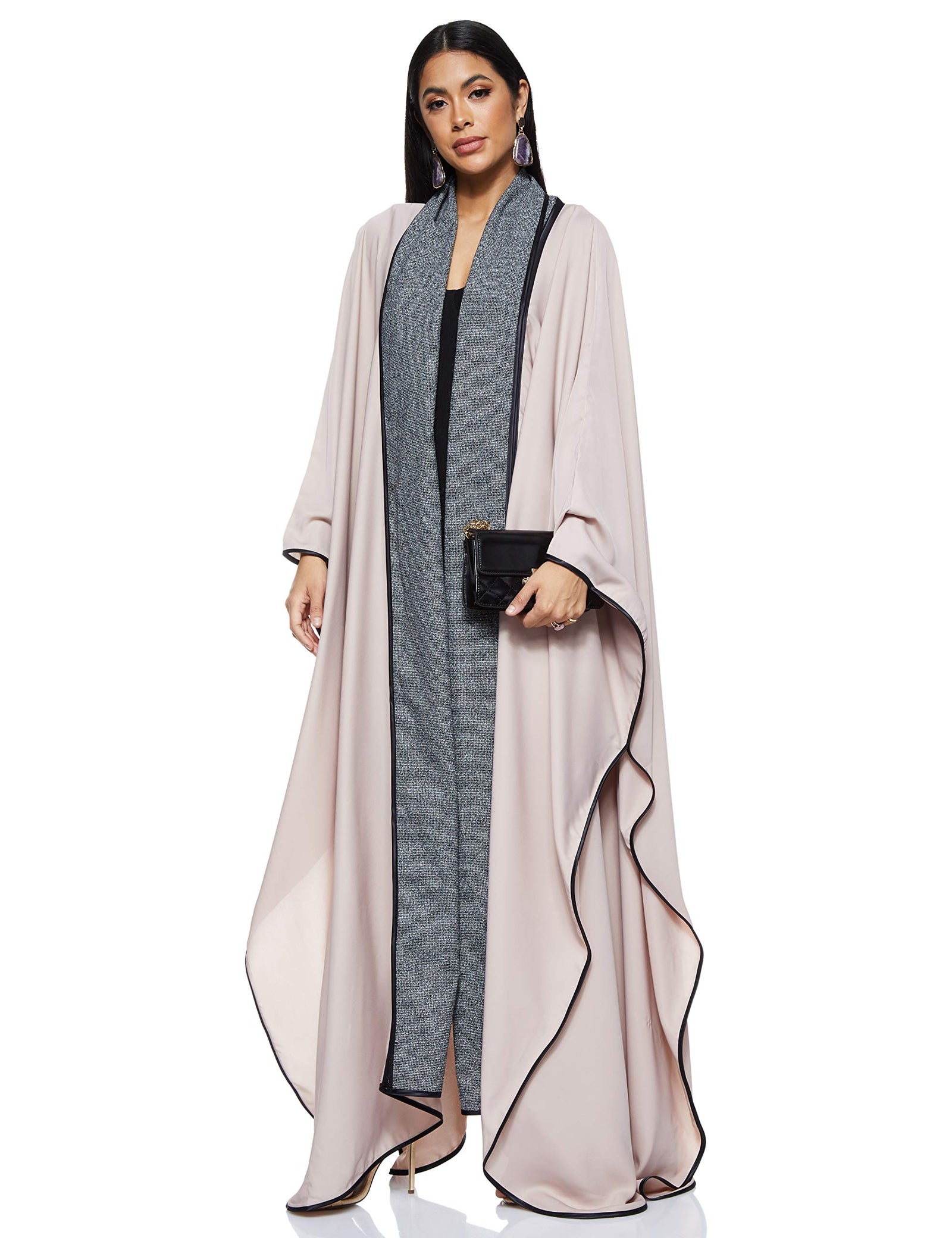 Nukhbaa Women's Abaya, Beige