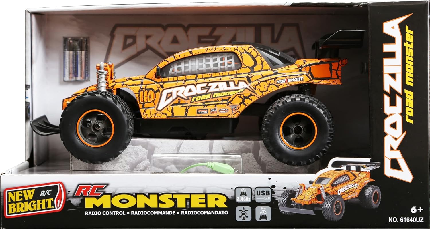 New Bright: 1:16 CROC ZILLA Road Monster