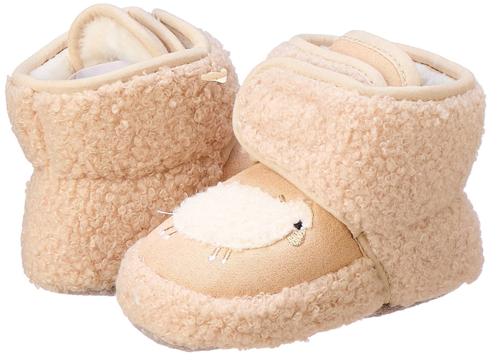 Mix & Max B252-2-Beige baby-girls Winter Fur Ankel BOOT - Beige.